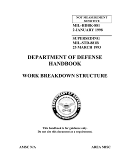 department of defense handbook