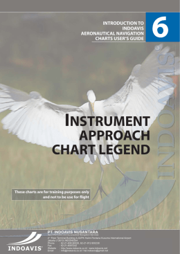 instrument approach chart legend