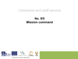 No. 9/5 Mission command File