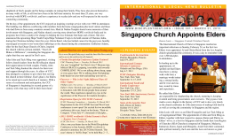 singapore church appoints elders