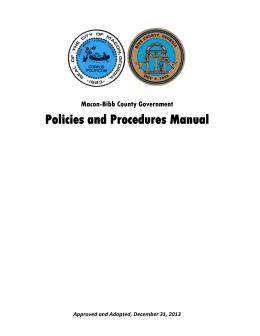 bibb county government policies and procedures