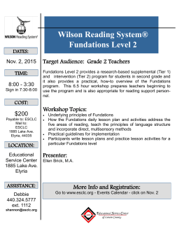 Wilson Reading System® Fundations Level 2