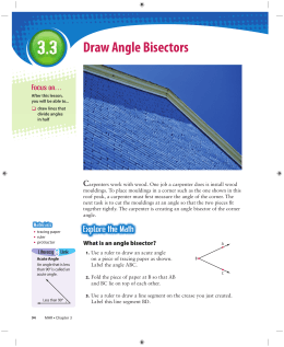 Draw Angle Bisectors