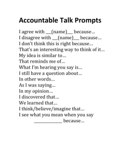 RW LE Accountable Talk Prompts