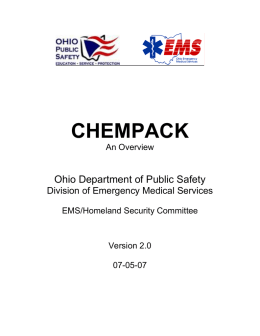 State Of Ohio EMS Crisis Planning