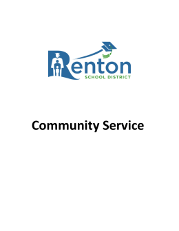 Community Service - Renton School District