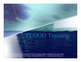 FLOOD Training - Bankers Online