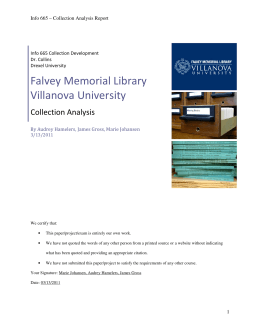 Falvey Memorial Library Villanova University