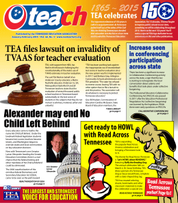 TEA files lawsuit on invalidity of TVAAS for teacher evaluation