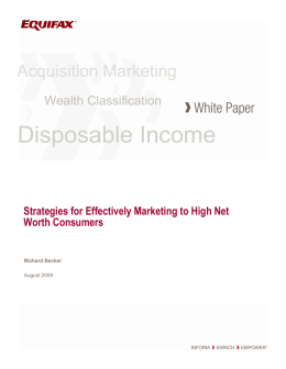 Strategies for Effectively Marketing to High Net Worth