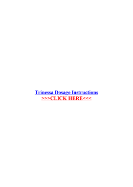 Trinessa Dosage Instructions