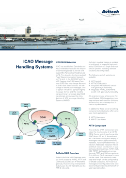 ICAO Message Handling Systems