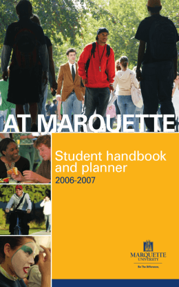 Marquette University Student Handbook