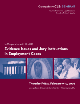 Evidence Issues and Jury Instructions in