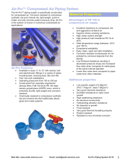 Air-Pro™ Compressed Air Piping System