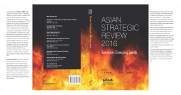 asian strategic review 2016 - Institute for Defence Studies and
