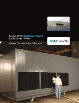 Mammoth® Evaporative-Cooled Replacement Chillers