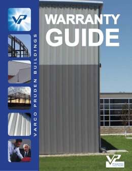 Varco Pruden Warranty Guide