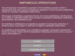 AMPHIBIOUS OPERATIONS