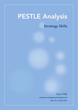 PESTLE Analysis - Free Management eBooks