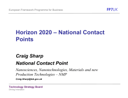 Horizon 2020 – National Contact Points