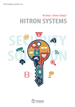 2016 Hitron Catalog_summer version_IFSEC