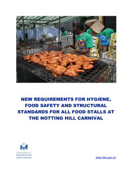 NEW REQUIREMENTS FOR HYGIENE, FOOD SAFETY AND