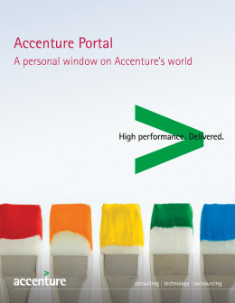 Accenture Portal