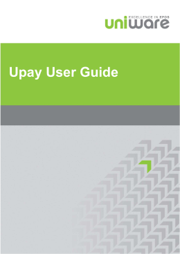 Upay User Guide