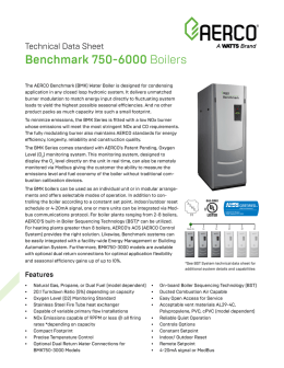 Benchmark 750-6000 Boilers