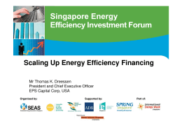 EPS Scaling Up Energy Efficiency Financing