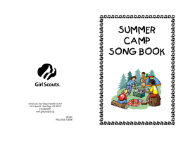 SUMMER CAMP SONG BOOK - gssunnytrails.com