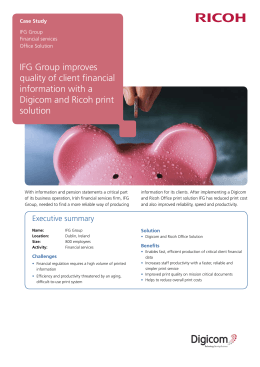 IFG Group, Ireland Case Study