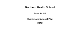 2012 - Northern Health School