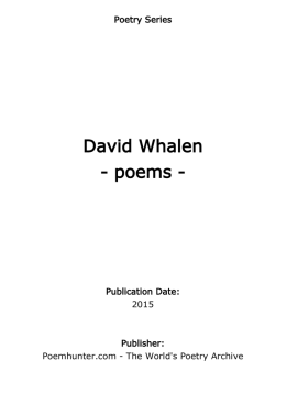 David Whalen - PoemHunter.com