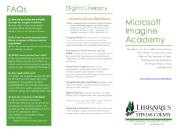 FAQs Microsoft Imagine Academy