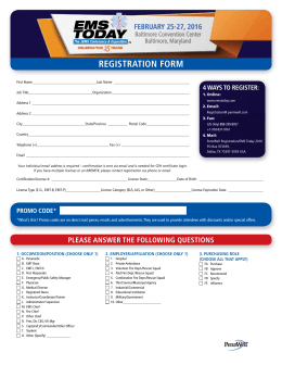 the 2016 registration form