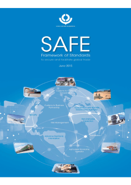 SAFE Framework of Standards - World Customs Organization