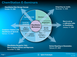 ChemStation E-Seminars