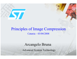 Principles of Image Compression