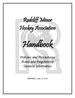 Redcliff Minor Hockey Association