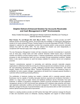 Dolphin Delivers Enhanced Solutions for Accounts Receivable and