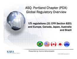 ASQ- Portland Chapter (PDX) Portland Chapter (PDX) Global