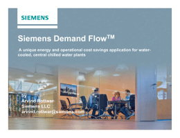 Demand Based Controls Solution BY SIEMENS