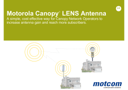Motorola Canopy LENS Antenna