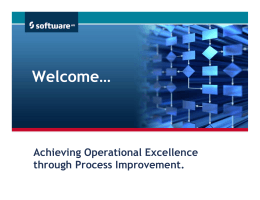 Achieving Operational Excellence through Process Improvement