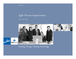 Agile Process Improvement - Carnegie Mellon University