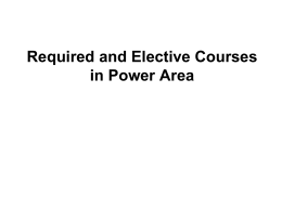 ECE Power Program Overview