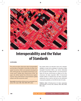 Interoperability and the Value of Standards