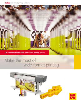 Make the most of wide-format printing.